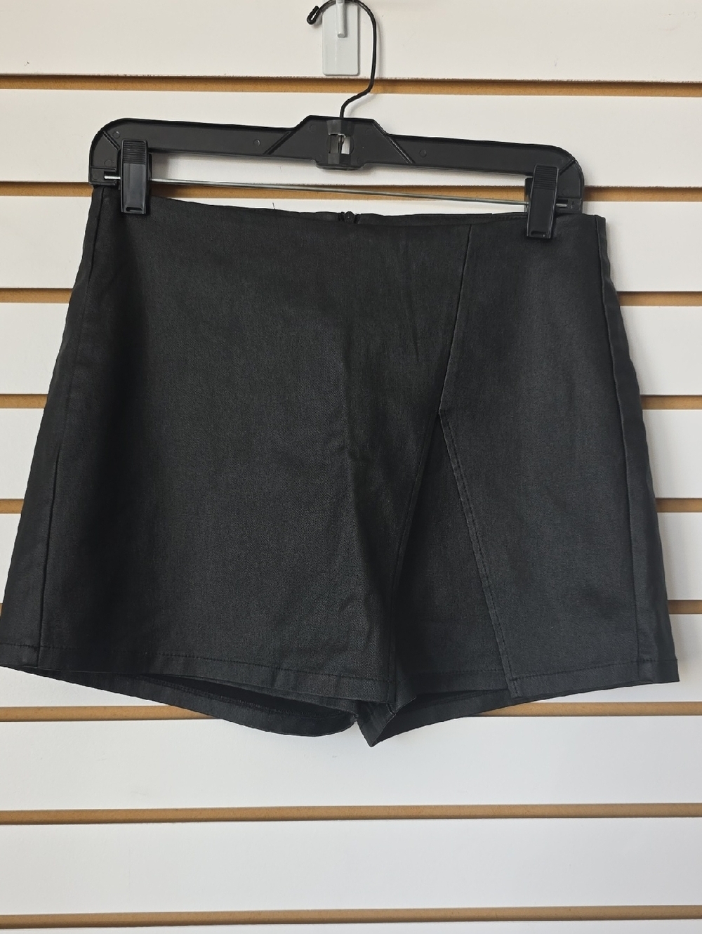 Faux Leather Skort XL